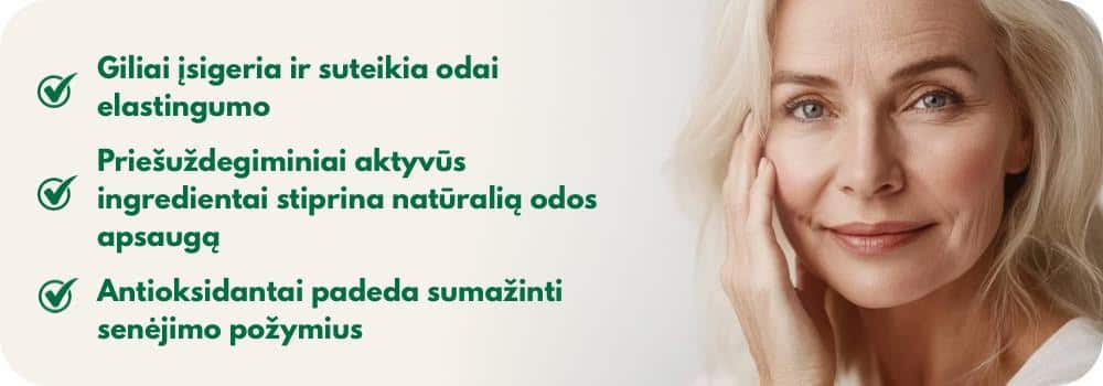 Intensyvus serumas brandžiai odai