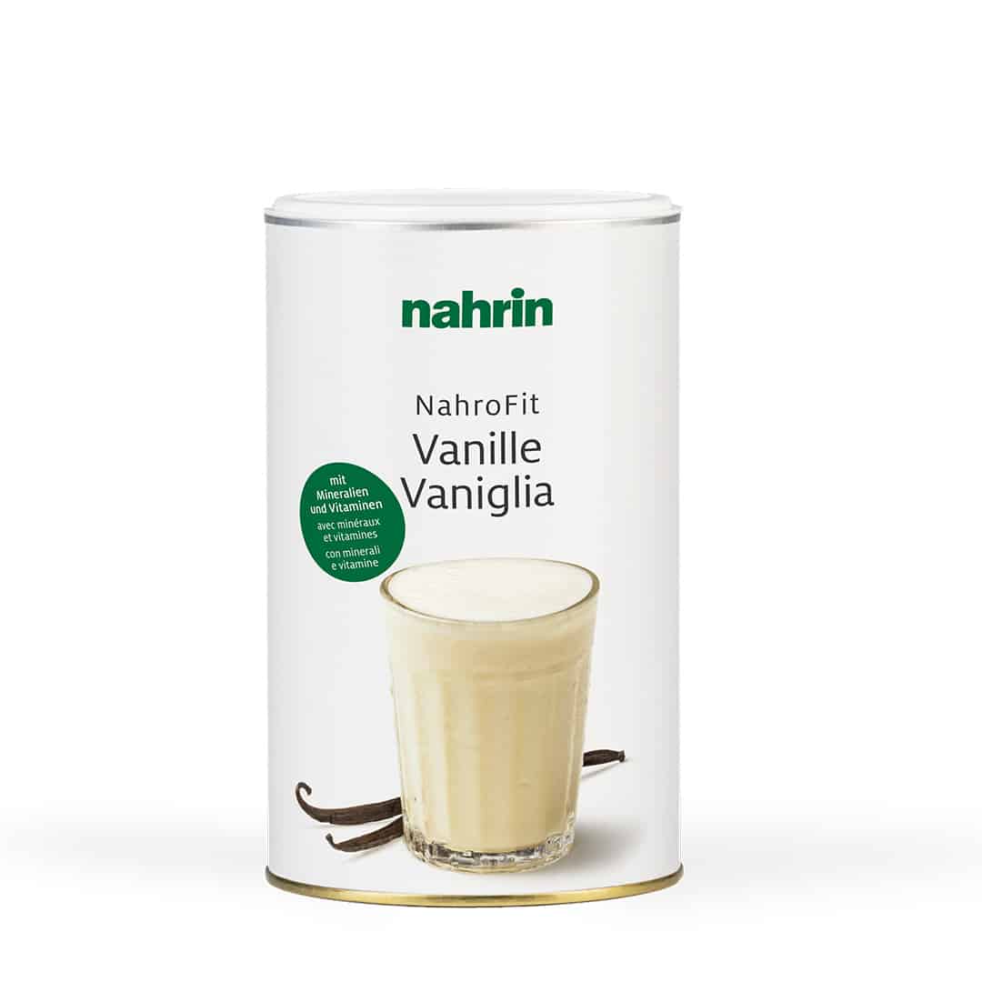 NahroFit Vanilinio gėrimo milteliai su pieno baltymais, vitaminais ir mineralais, 470g