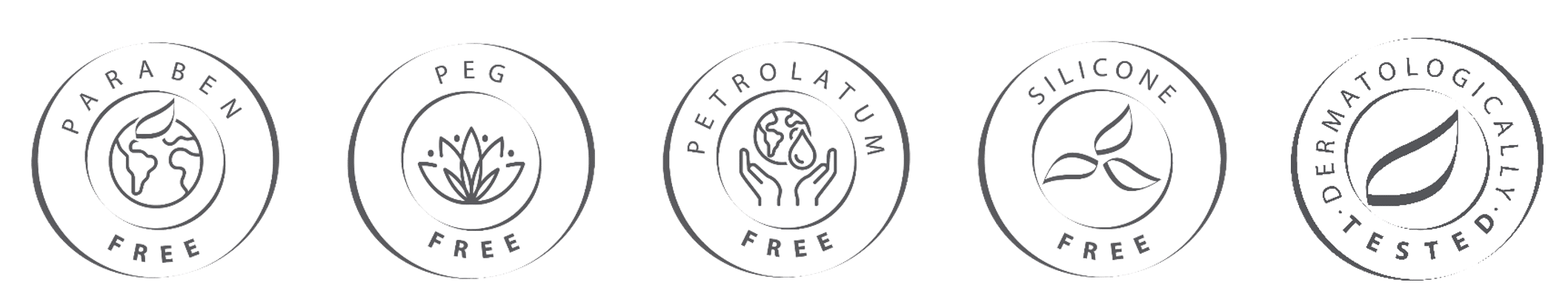 Be parabenų, be PEG, be petrolatumo, be silikono, dermatologiškai patikrinta