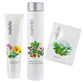 Rinkinys kojoms ir pėdoms: druska vonelei Vital-Ped, balzamas venų varikozei ir kremas suskilinėjusiems kulnams su 18% šlapalo